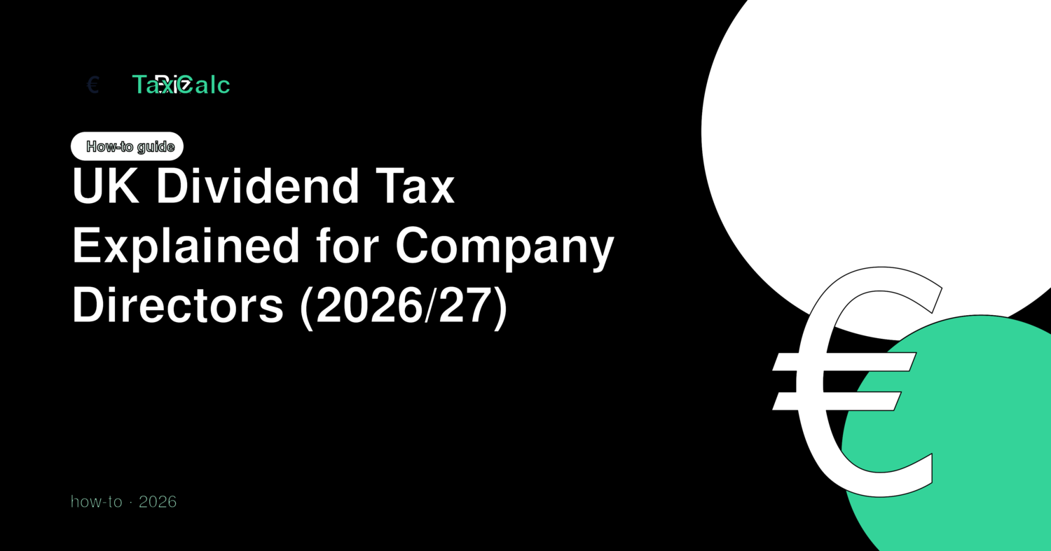 UK Dividend Tax Explained for Company Directors (2026/27)