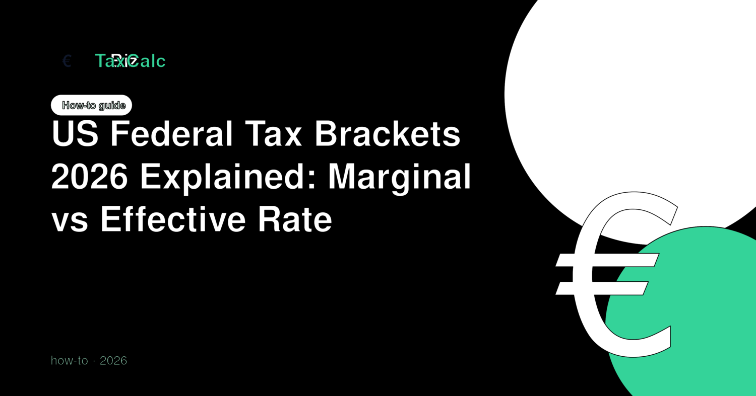 US Federal Tax Brackets 2026 Explained: Marginal vs Effective Rate